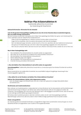 Baldrian-Plus-Kräutertabletten N 300 Tabletten