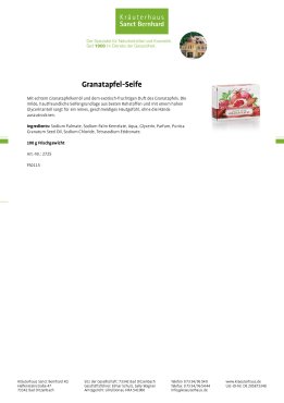 Granatapfel-Seife 100 g