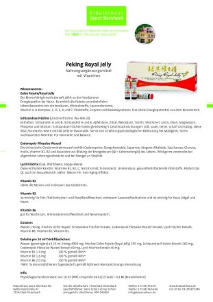 Peking Royal Jelly®  Vital 300 ml