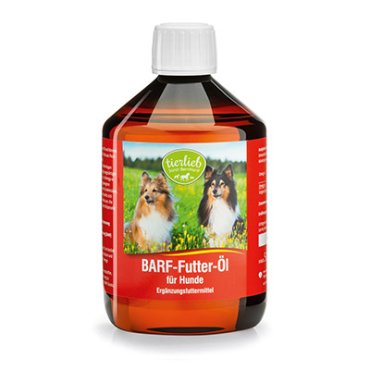 tierlieb BARF-Futter-Öl für Hunde 500 ml