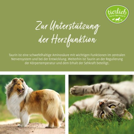 tierlieb Taurin-Pulver f&uuml;r Katzen und Hunde 100 g