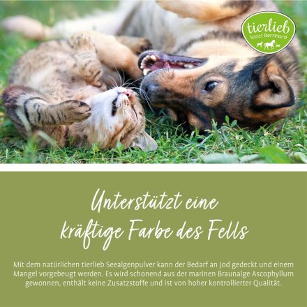 tierlieb Seealgenmehl für Hunde und Katzen 300 g