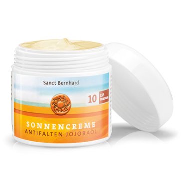 Sonnencreme Antifalten Jojobaöl LSF 10 100 ml