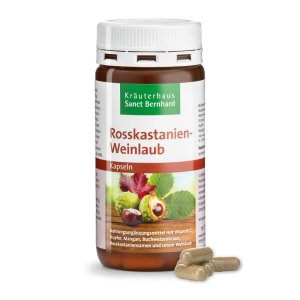 Rosskastanien-Weinlaub-Kapseln