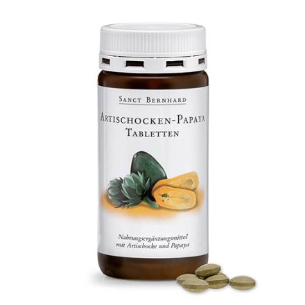 Artischocken-Papaya-Tabletten 160 Tabletten