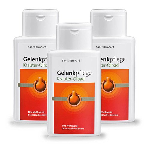 Gelenkpflege-Kräuter-Ölbad 3er-Pack