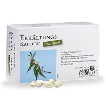Erkältungs-Kapseln Eukalyptusöl 80 Stück