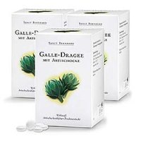 Galle-Dragee mit Artischocke 3er Kurpackung 450 Dragees