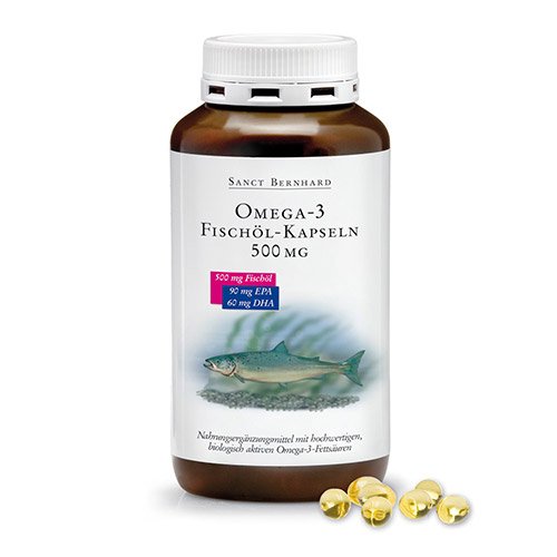 Omega-3 Fischöl-Kapseln 500 mg