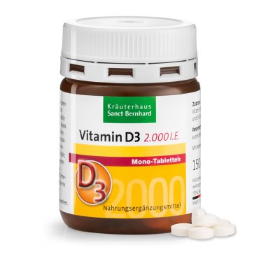 Vitamin-D3-2.000 I.E. Mono-Tabletten 150 Tabletten