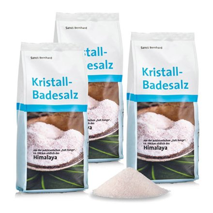 Kristall-Badesalz 3 kg