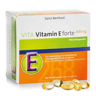 VITA Vitamin-E-forte-Kapseln 268 mg 180 Kapseln