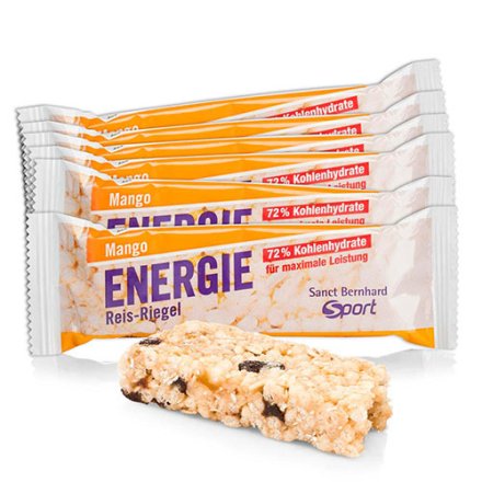 Sanct Bernhard Sport Energie Reis-Riegel Mango 11er-Pack 550 g
