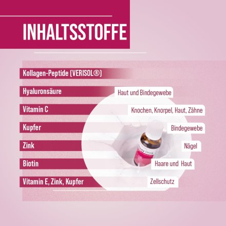 Beauty-Drink mit Kollagen und Hyaluronsäure 30 x 20 ml 600 ml