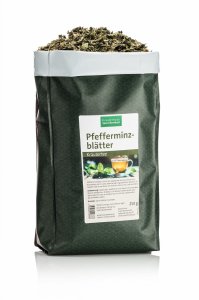 Pfefferminzblätter-Tee