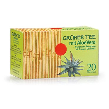 Gr&uuml;ner Tee mit Aloe Vera 40 g