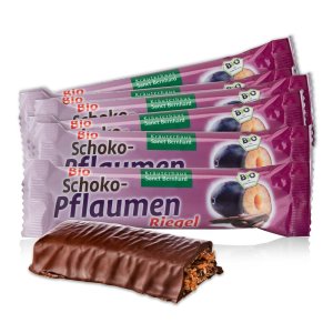 Bio-Schoko-Pflaumen-Riegel 10er-Pack