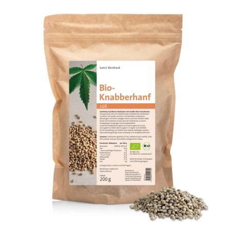 Bio-Knabberhanf süß 200 g