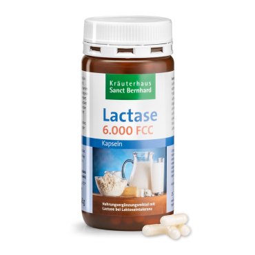 Lactase-Kapseln 6.000 FCC-Einheiten 150 Kapseln