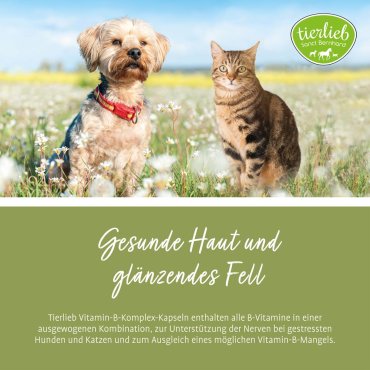 tierlieb Vitamin-B-Komplex für Hunde und Katzen 120 Kapseln