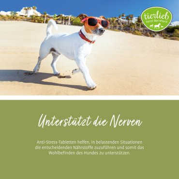 tierlieb Anti-Stress-Hunde-Tabletten 340 Tabletten