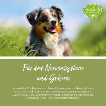 tierlieb Herz-Kreislauf-Tabletten für Hunde 180 Tabletten